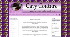 Desktop Screenshot of cavycouture.co.uk